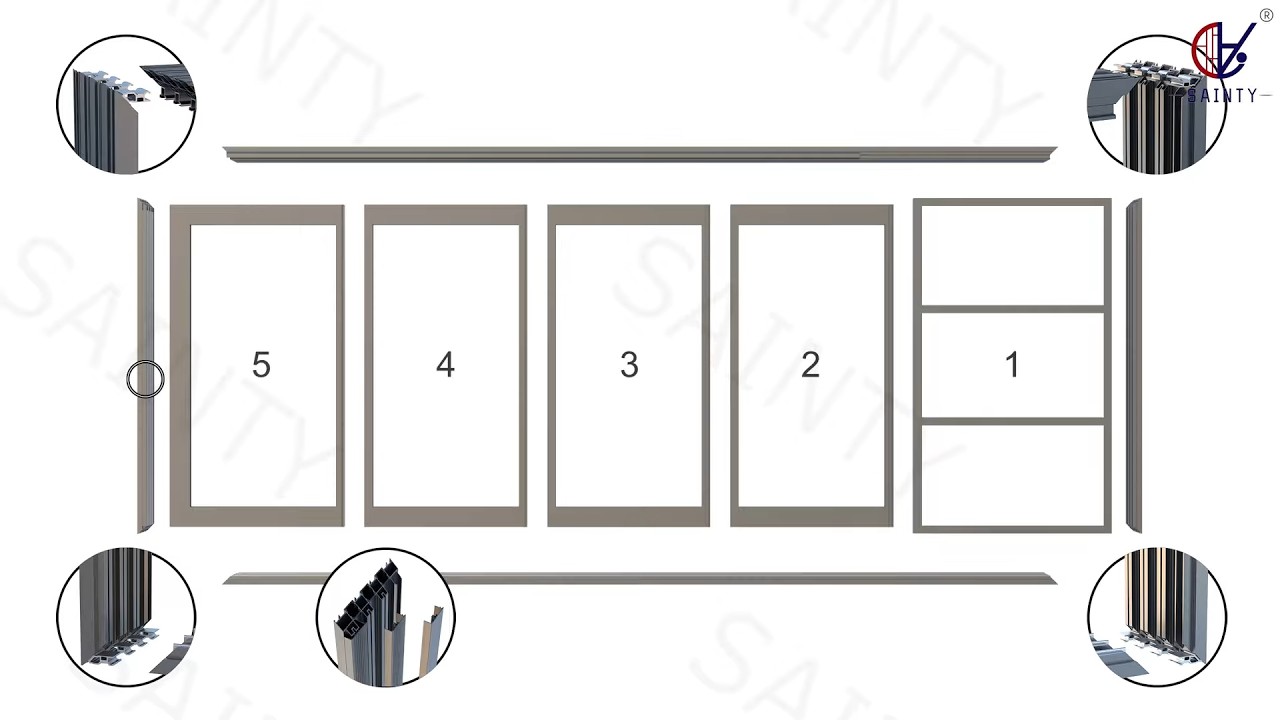 Watch: SAINTY™ Thermally Broken Aluminum Sliding Doors Advanced Energy Efficiency