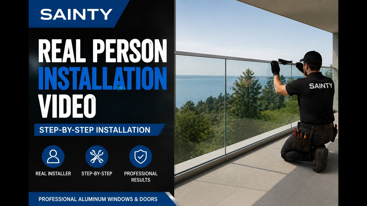 SAINTY™ Fast Assembled Aluminum Railing Installation Video