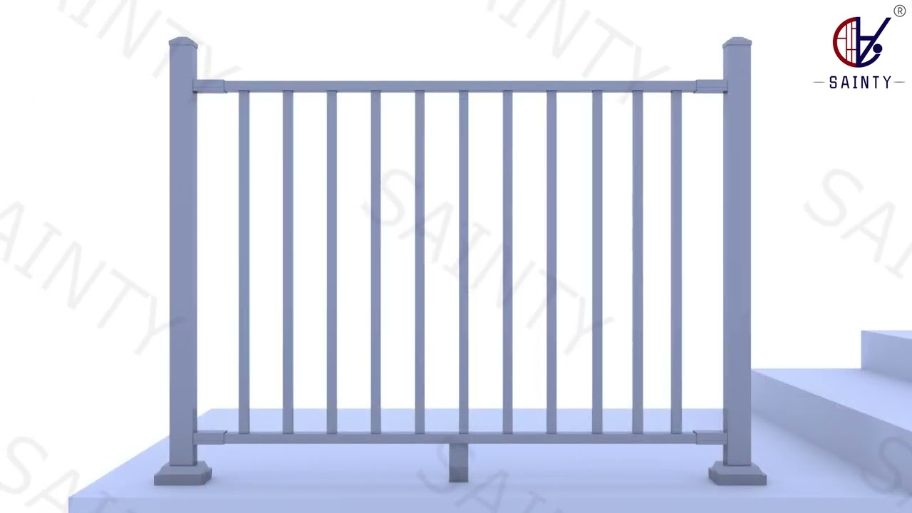 Watch: SAINTY™ Fast Assembled Aluminum Railing for Efficient Job-Site Installation