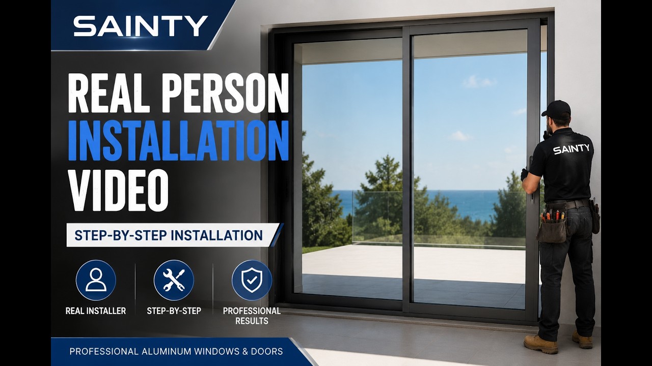 Ver: Guía de instalación simplificada de puertas correderas de aluminio de alta eficiencia energética SAINTY™