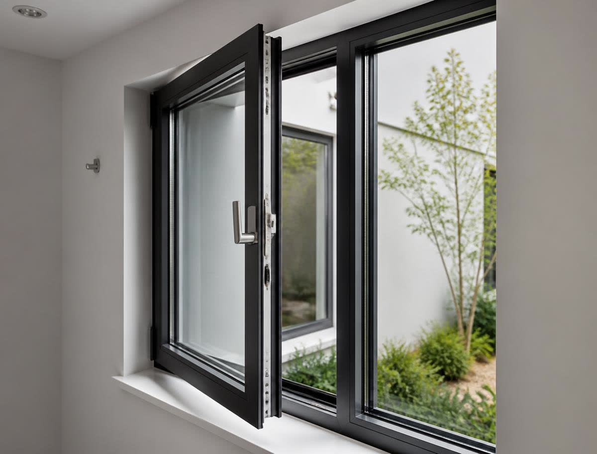 SAINTY thermally broken aluminium thermally broken aluminum sliding windows with powder-coated frame